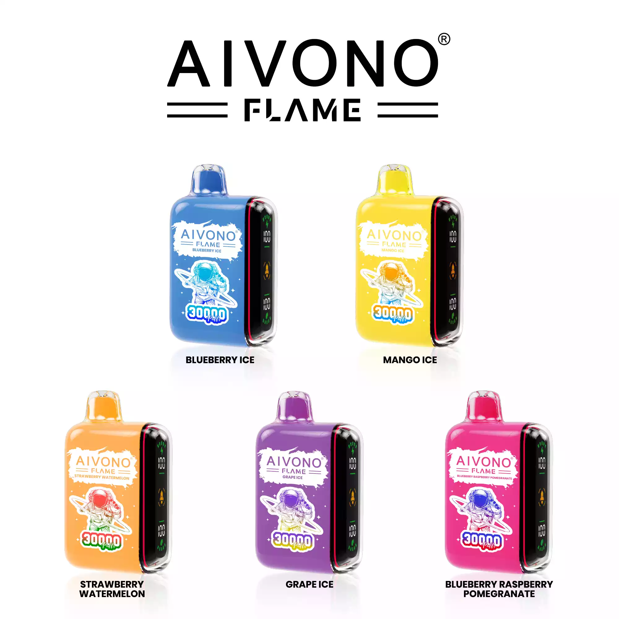 Aivono Aim Flame 30000 Puffs Vape desechable con doble bobina de malla (1) Aivono Aim Flame 30000 Puffs Vape desechable con doble bobina de malla (1)
