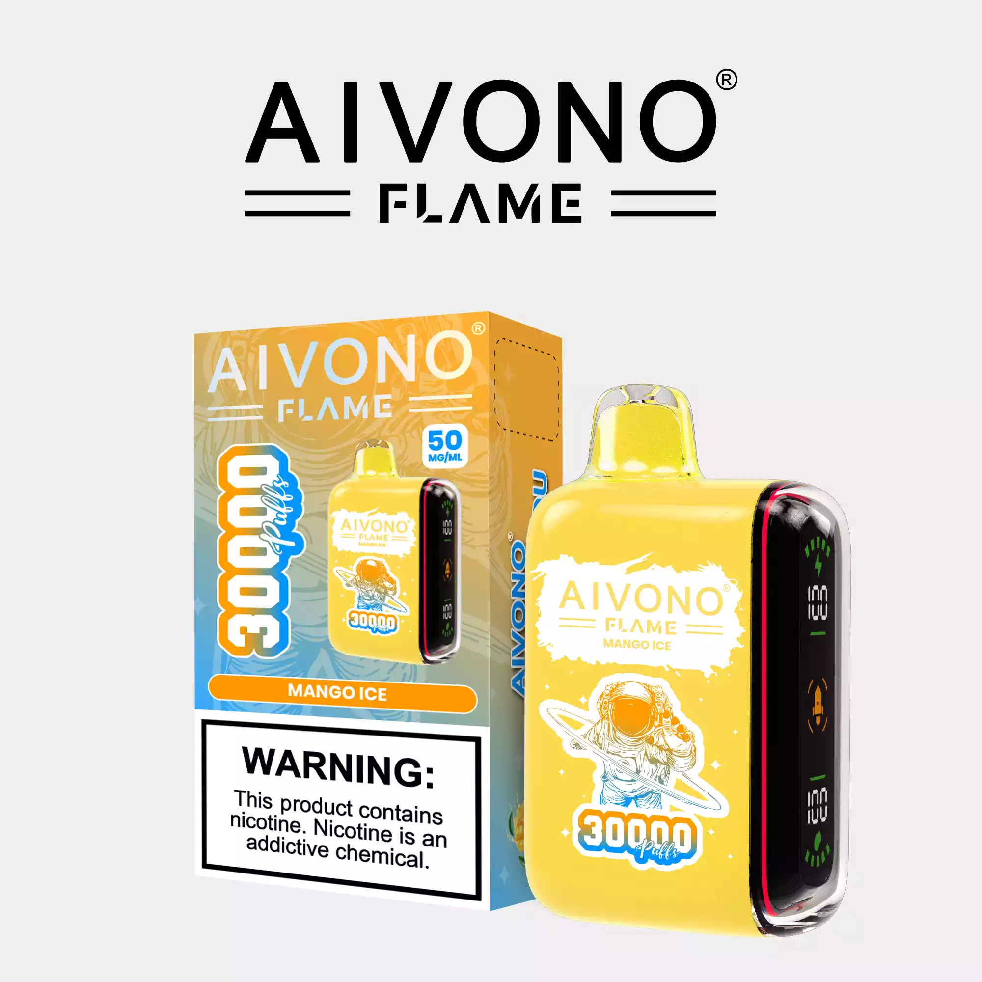 Aivono Aim Flame 30000 Puffs Vape desechable con doble bobina de malla (2) Aivono Aim Flame 30000 Puffs Vape desechable con doble bobina de malla (2)