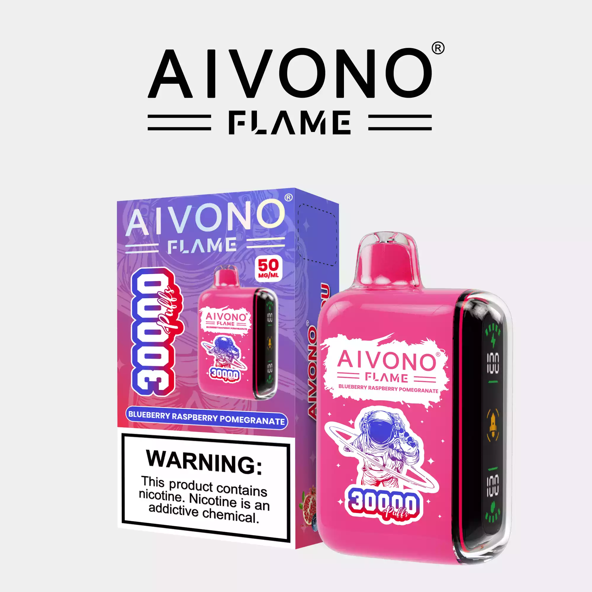 Aivono Aim Flame 30000 Puffs Vape desechable con doble bobina de malla (3) Aivono Aim Flame 30000 Puffs Vape desechable con doble bobina de malla (3)