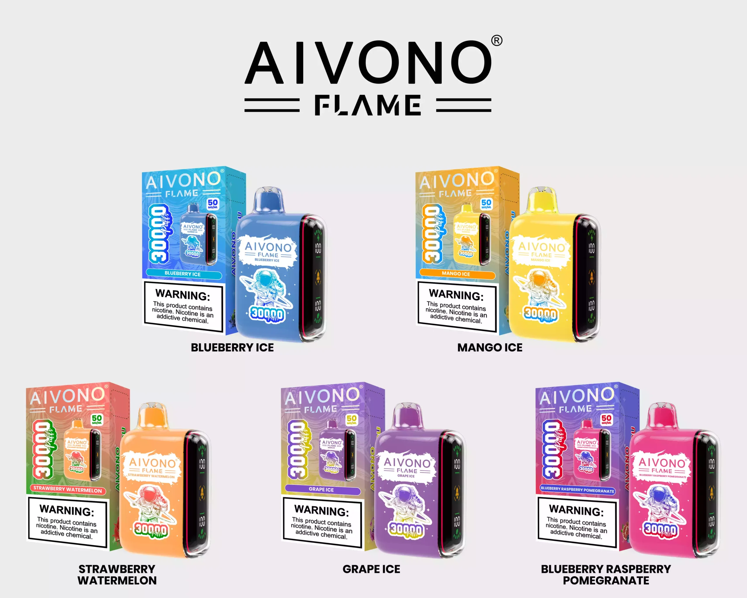 Aivono Aim Flame 30000 Puffs Vape desechable con doble bobina de malla (8) Aivono Aim Flame 30000 Puffs Vape desechable con doble bobina de malla (8)