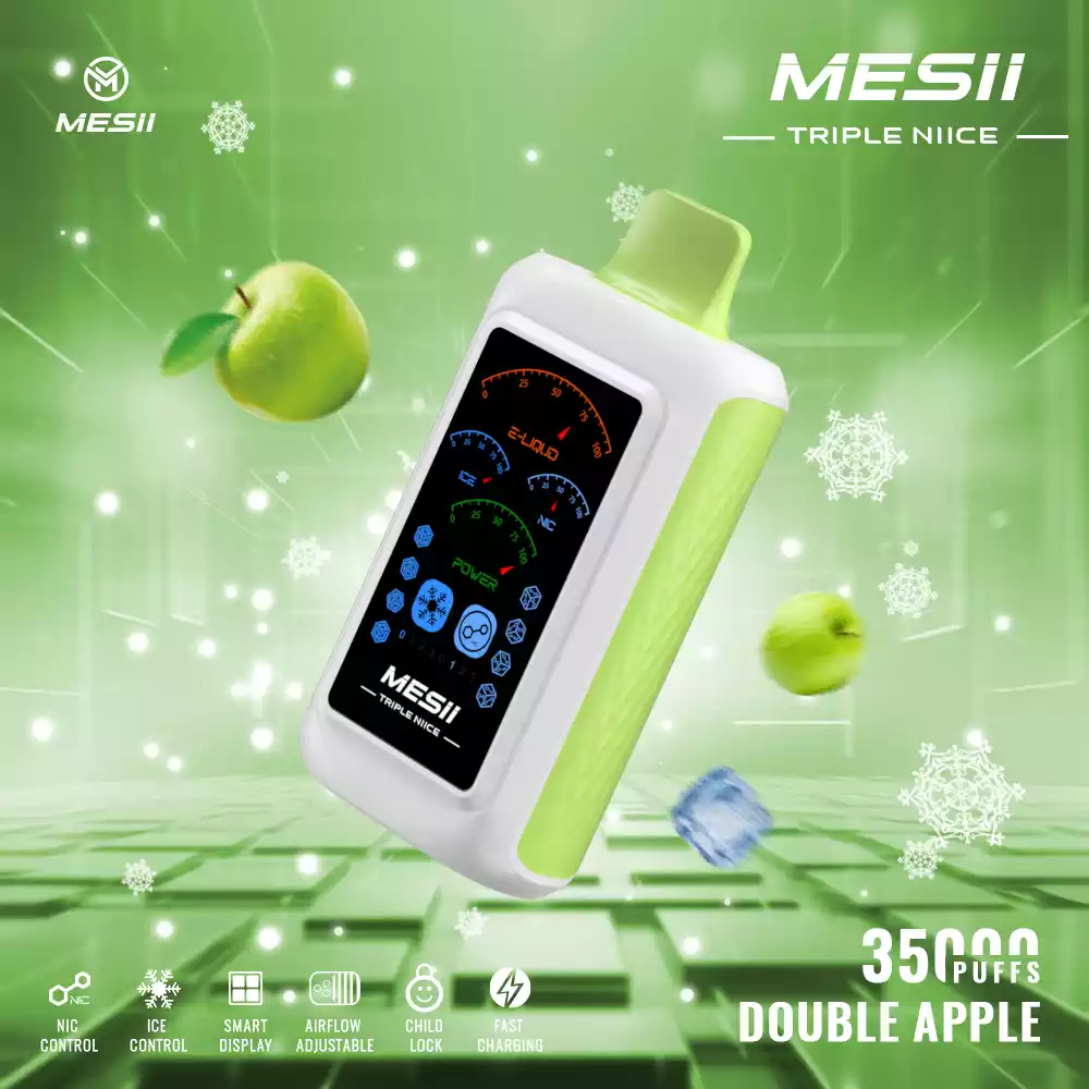 Mesii Triple NIICE 35K Puffs Ice-Nic Control Vape Desechable con Pantalla Digital (1) Mesii Triple NIICE 35K Puffs Ice-Nic Control Vape Desechable con Pantalla Digital (1)
