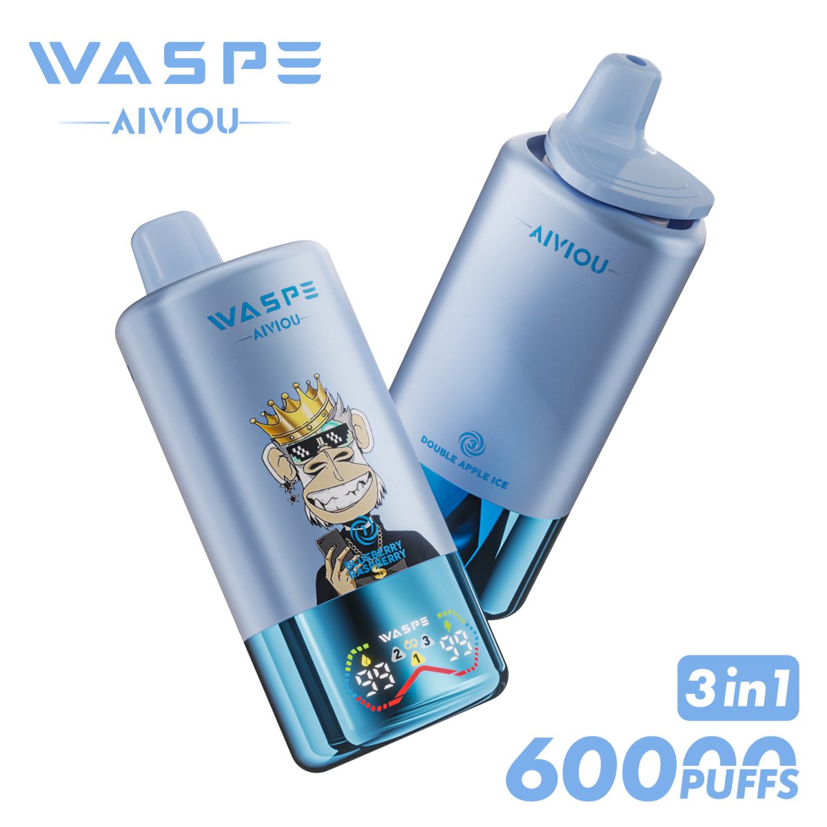 WASPE 3 in 1 60000 PUFFS Disposable Vape with LED Display (19) WASPE 3 in 1 60000 PUFFS Disposable Vape with LED Display (19)